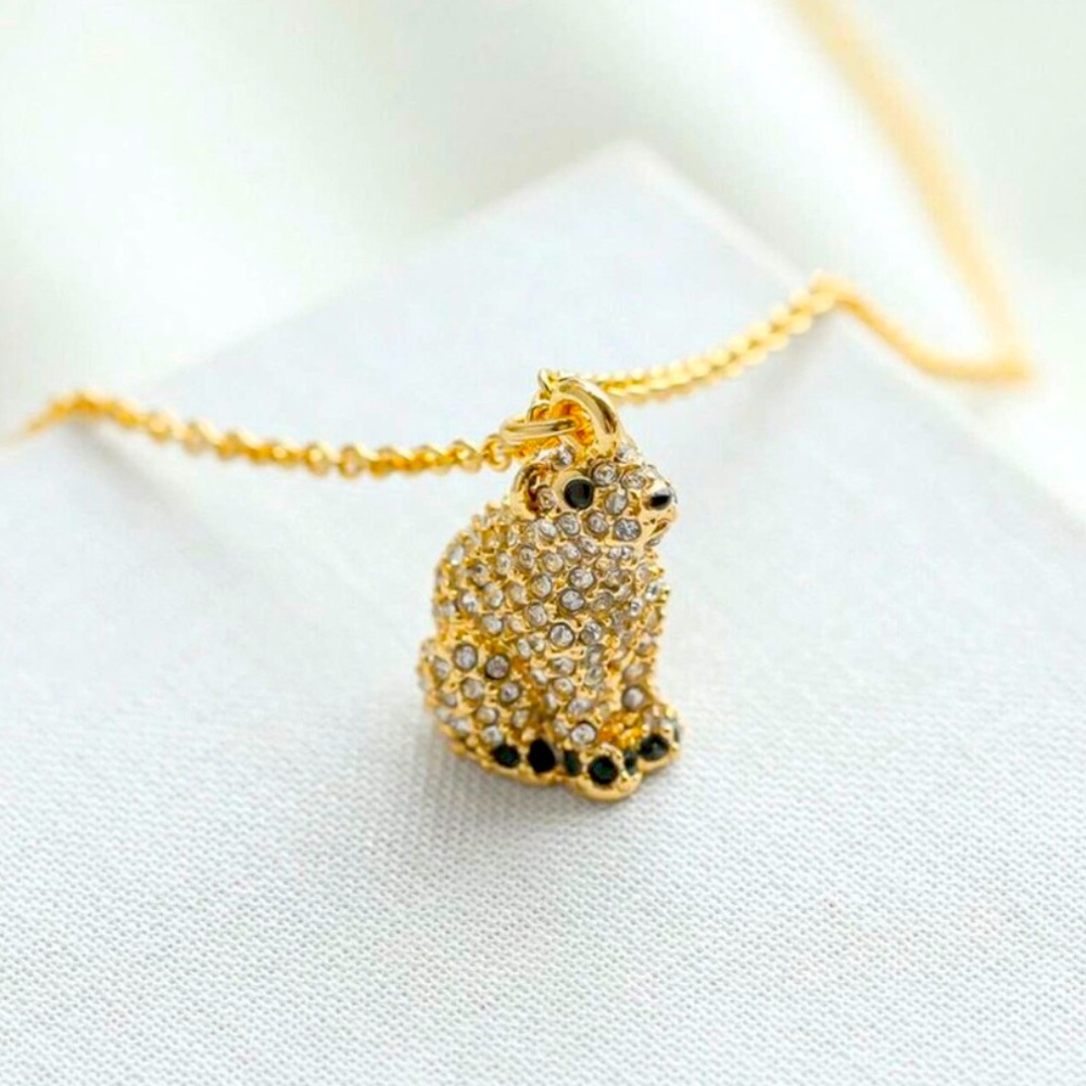Kate Spade “Cold Comforts” Polar Bear Pendant Necklace NWT